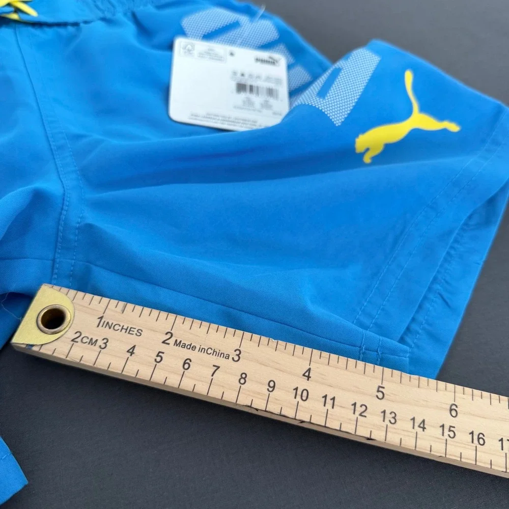 Puma Boys Blue Swim Trunks NWT 5T